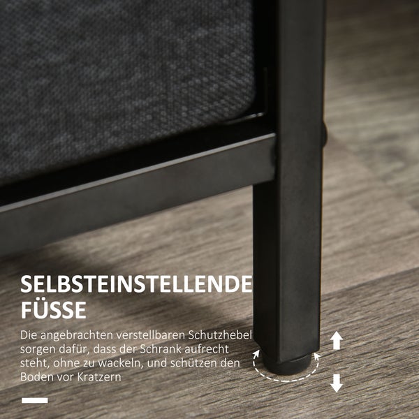 Eck-Wäschekorb aus Bambus mit Deckel und Wäschesack