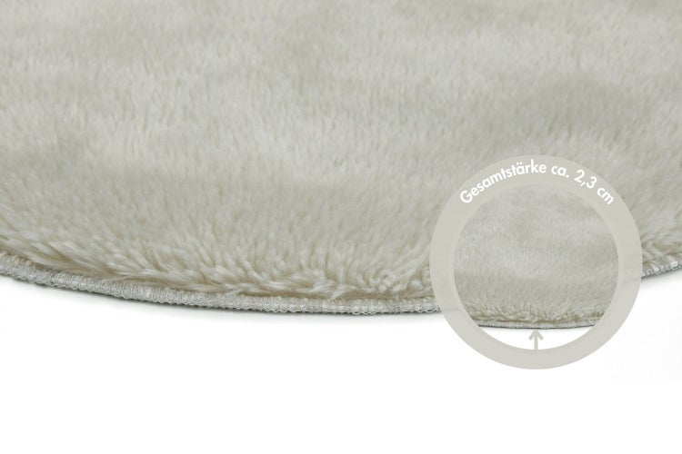 Badematte Florida 60 cm rund in Beige