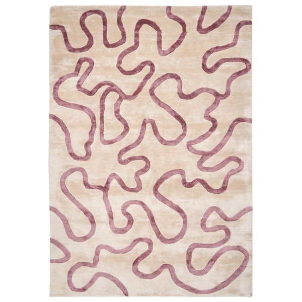 Teppich KAPPAR Beige 160 x 230 cm Viskose