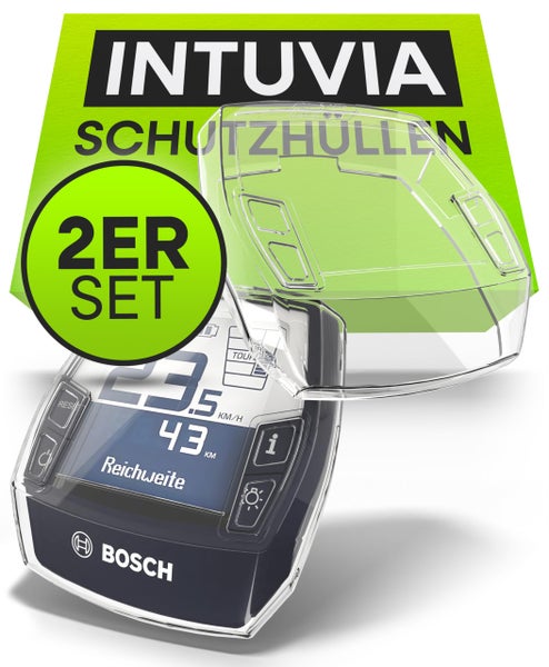 ARION Bosch Intuvia Displayschutz Ebike Zubehör I Fahrradcomputer Schutzhülle für E Bike Display I durchsichtig und Kratzfest I wasserabweisend I Fahrrad Computer Schutz Abdeckung