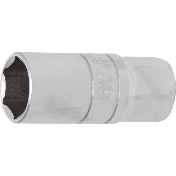 BGS Zündkerzen-Einsatz Sechskant Antrieb Innenvierkant 12,5 mm (1/2) SW 21 mm - 2470