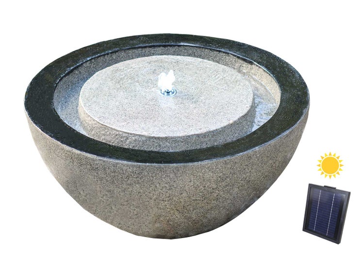 Solar Gartenbrunnen FoBasin Solar 61x30 cm Led 10969