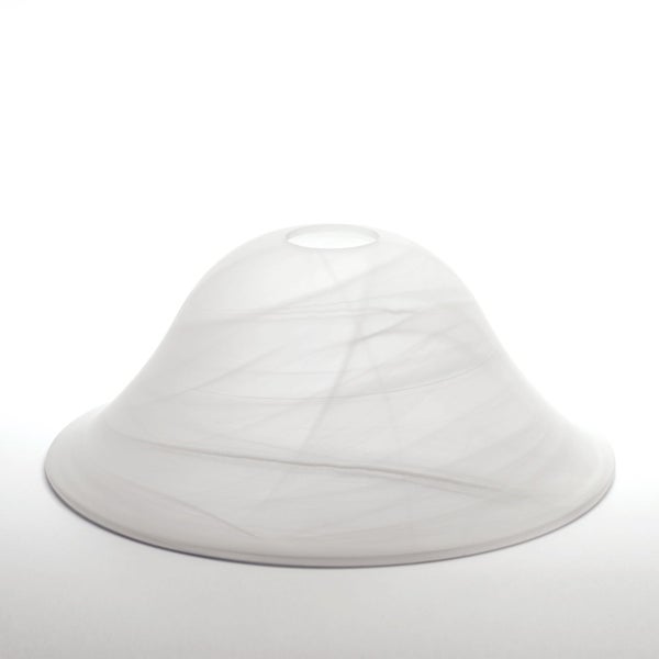 Ersatzglas Lampenschirm (Ø 270 mm) Lochmaß E27 42mm Alabaster