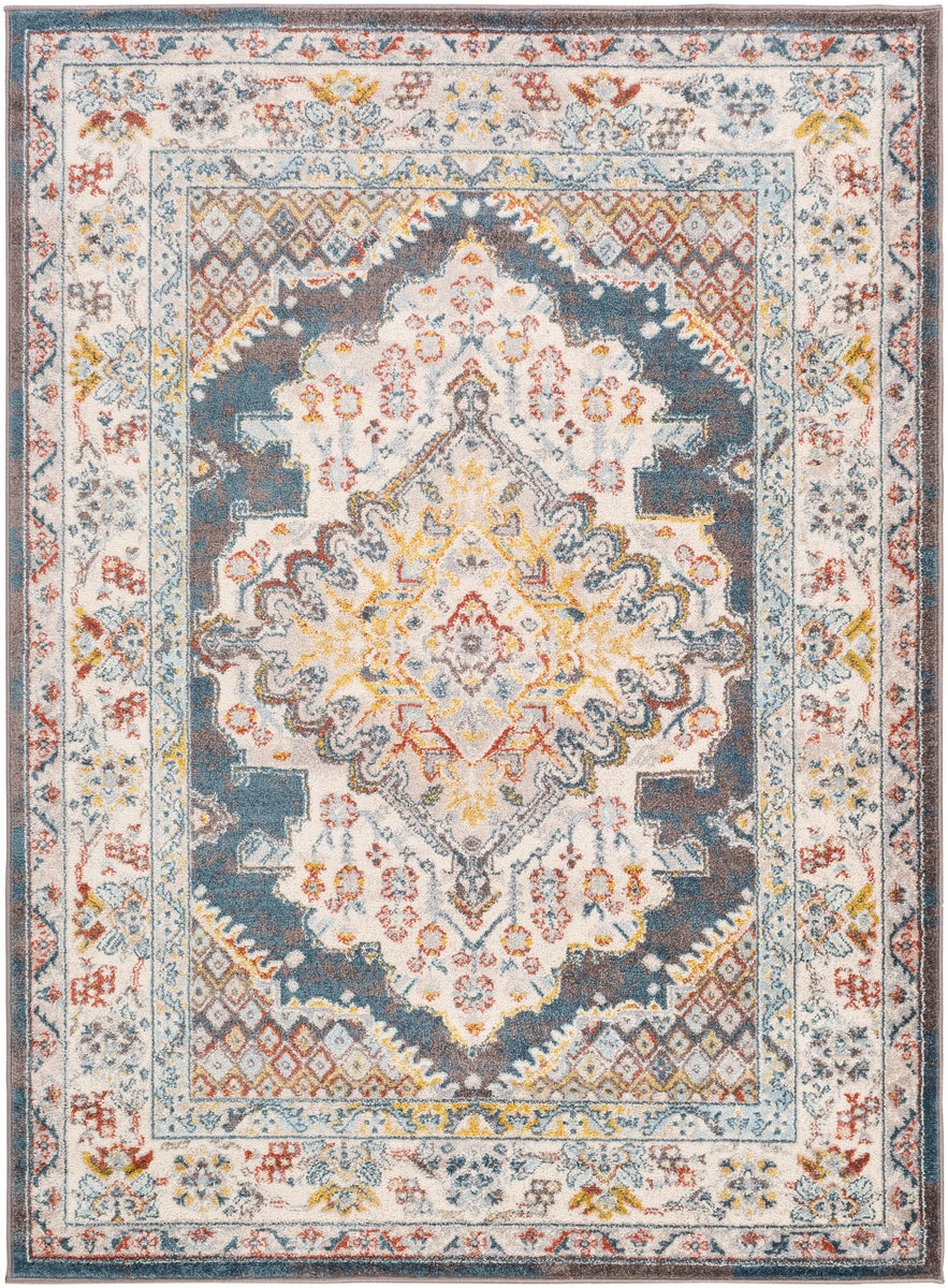 Vintage Orientalischer Teppich - Mehrfarbig/Grau - 160x213cm - JADE