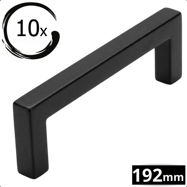 Packung mit 10 Möbelgriffen, 192 mm