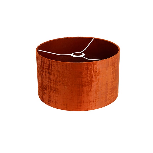 Velours Lampenschirm rot 35/35/20