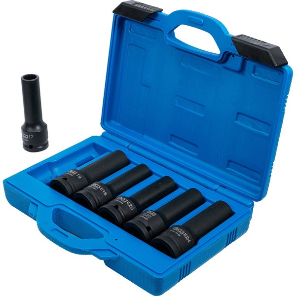 BGS Impact Steckschlüssel Satz mit Verlängerung im blauen Koffer