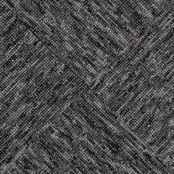 Teppichfliesen in 50 x 50 cm anthrazit Graue Teppichfliesen selbstliegend in Velours Schlingen Qualität für Wohnzimmer