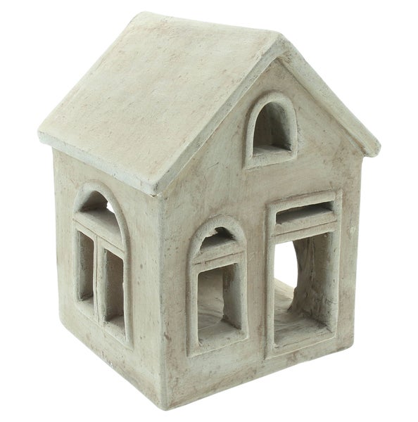 FRANK FLECHTWAREN | Terracotta-Haus Lichterzauber, TERRACOTTA, 18 x 18 x 23 cm