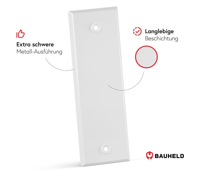 Metall Abdeckplatte mit Bohrungen