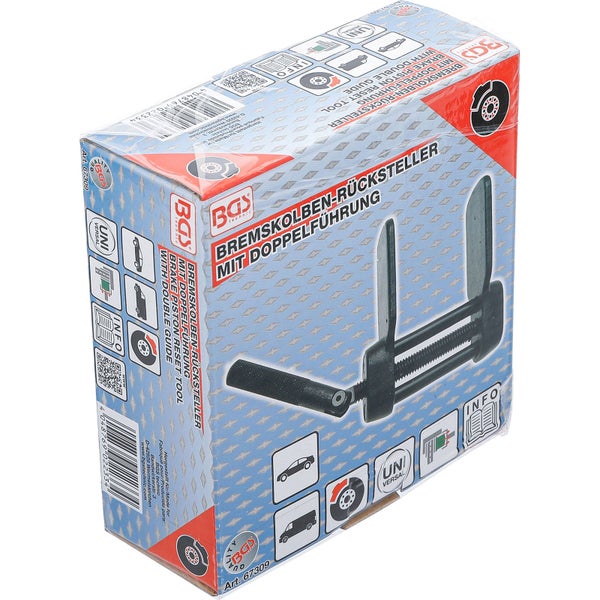 BGS technic Bremskolbenruecksteller mit Doppelfuehrung in Produktverpackung