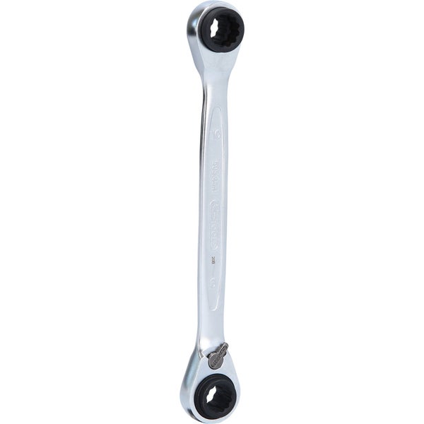 KS TOOLS 4 in 1 GEARplus Doppel-Ratschenringschlüssel umschaltbar 8 x 9 x 10 x 11 mm - 503.4541