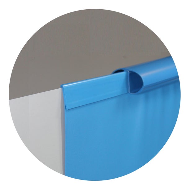 Detailansicht eines Plakatständers