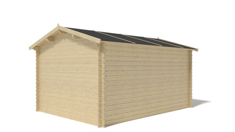 Holzhaus, Geräteschuppen 12m2 Größe 3x4m 28 mm HORNBACH