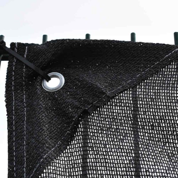 schwarzes Bauzaunnetz 1,80m x 3,45m
