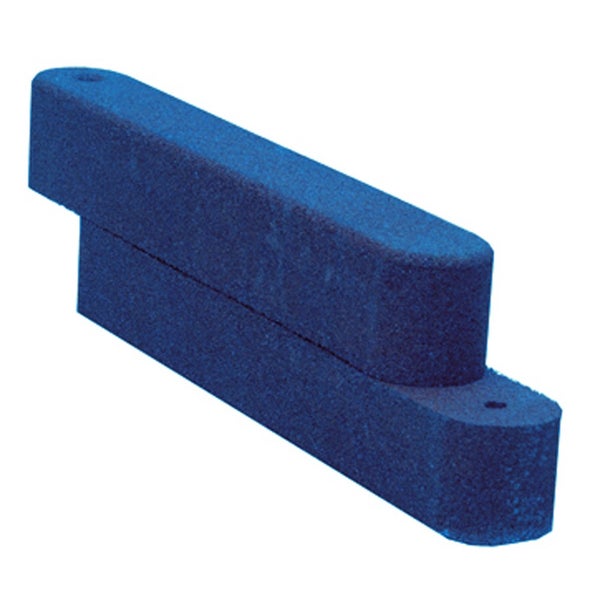 Sandkastenrand aus Gummi – 100 x 15 x 15 cm – Blau – Riemen