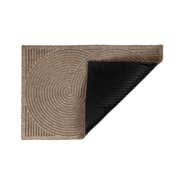 Fußmatte mit geometrischem Muster und rutschfester Unterseite