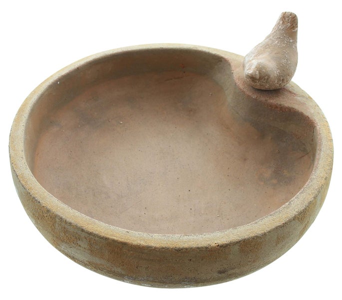 FRANK FLECHTWAREN | Vogeltränke Terracotta, TERRACOTTA, Ø 32 X 8 CM