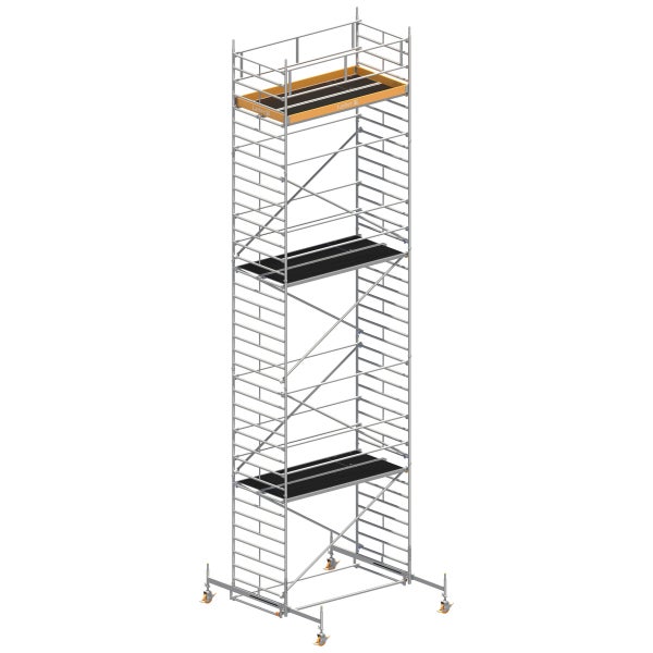 Layher Fahrgerüst mit mehreren Plattformen