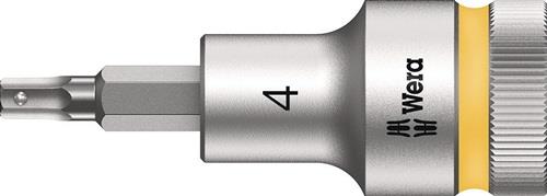 Wera Steckschlüsseleinsatz 8740 C HF 1/2 SW 4 mm Länge 60 mm - 5003820001