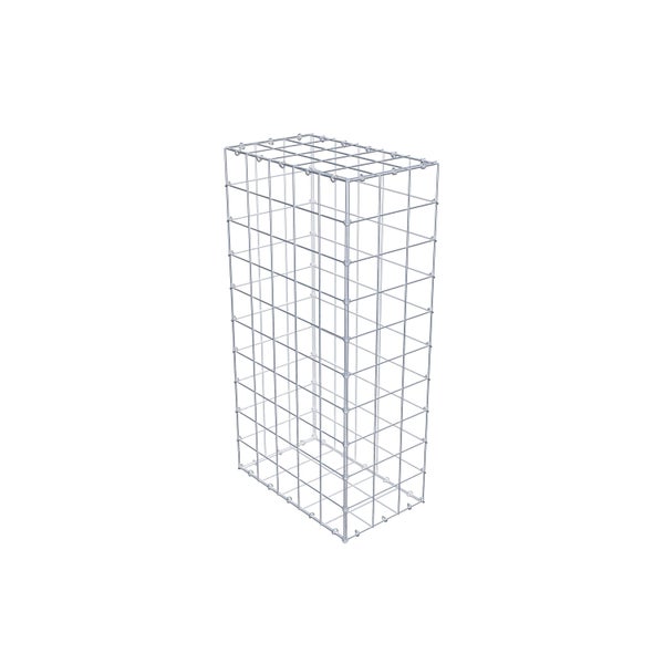 Gabione 100 cm x 50 cm x 30 cm (L x H x T), Maschenweite 10 cm x 10 cm, C-Ring