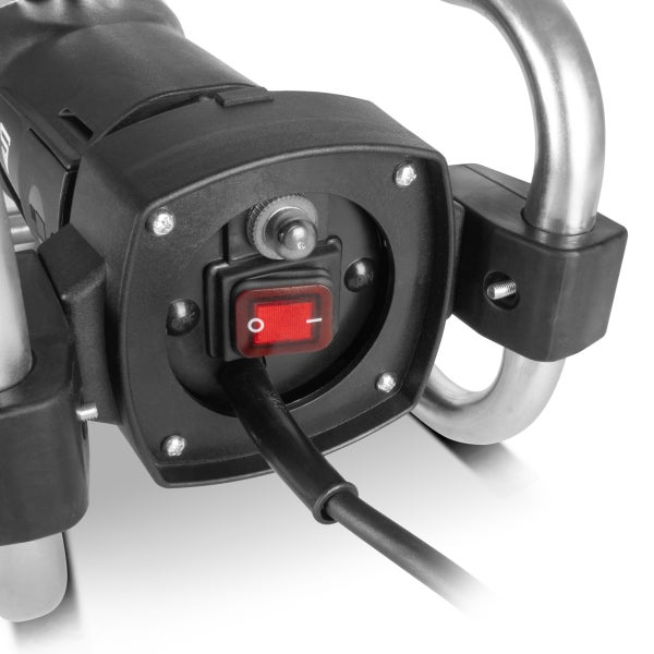 Detailaufnahme der Bedienelemente eines Farbspritzgerätes