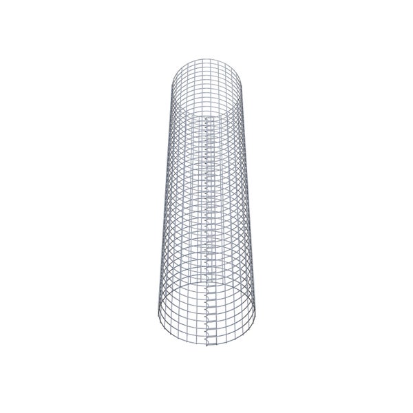 Gabionensäule Durchmesser 47 cm MW 5 x 5 cm rund - Höhe: 200 cm