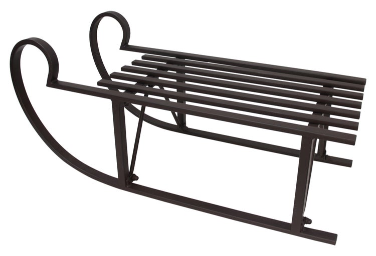 Metallschlitten für den Winter