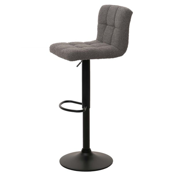 Barhocker mit Fußstütze und gepolsterter Sitzfläche