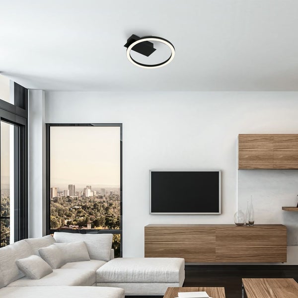 LED Deckenleuchte, schwarz, LED/5W