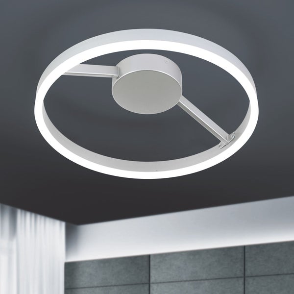 LED Deckenleuchte Vlotter Ø 40cm Titan 3000K 1950lm