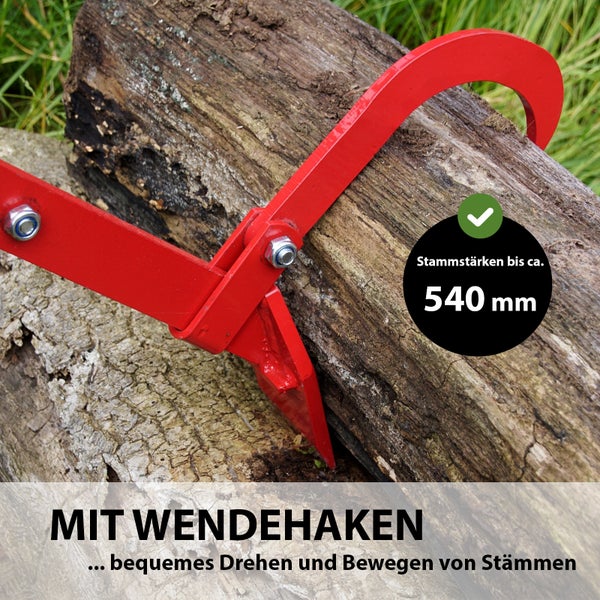 Holzwender mit einer Stammdicke von bis zu 540 Millimeter