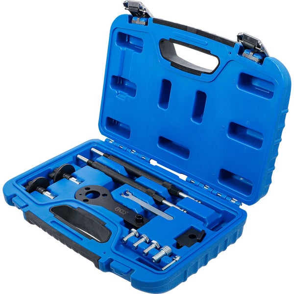 BGS Technic Motor-Einstellwerkzeugsatz im blauen Werkzeugkoffer