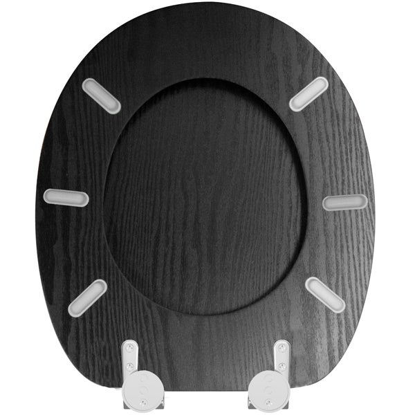 WC-Sitz Black Wood