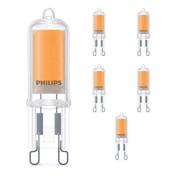 Philips LED Lampe ersetzt 25 W, G9 Brenner, klar, warmweiß, 220 Lumen, nicht dimmbar, 6er Pack