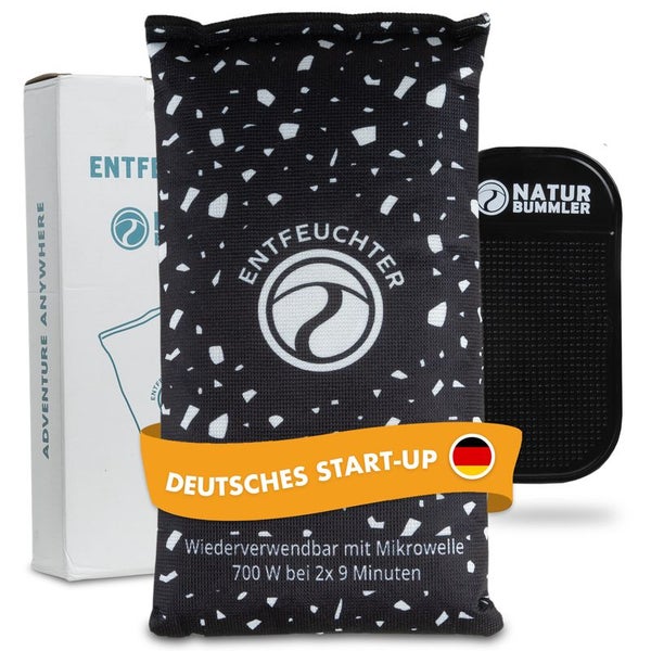 Naturbummler ® Luftentfeuchter XL 1kg [Wiederverwendbar & Effektiv]