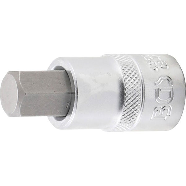 BGS Bit-Einsatz Antrieb Innenvierkant 12,5 mm (1/2) Innensechskant 14 mm - 4257
