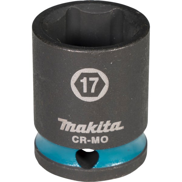 Makita E-15986 Steckschlüssel 3/8 SW17 Impact Black kurz