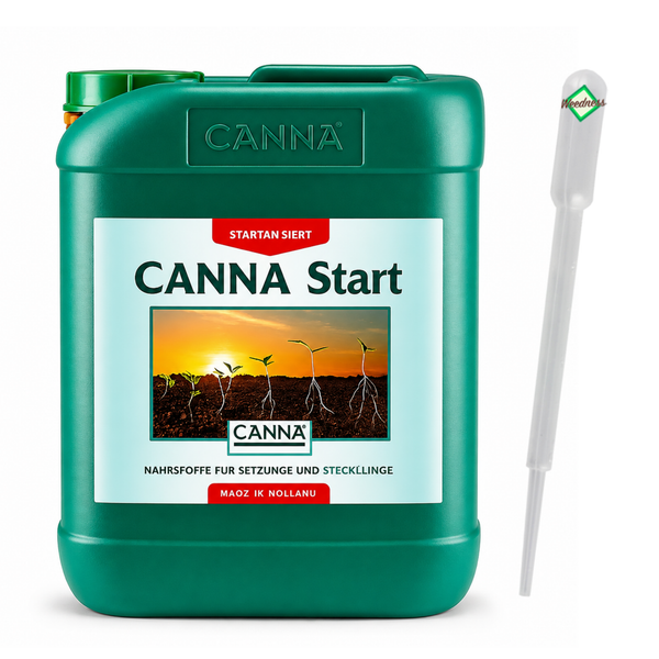 Canna Start Nährlösung für Setzlinge und Stecklinge in einem Kanister mit Pipette