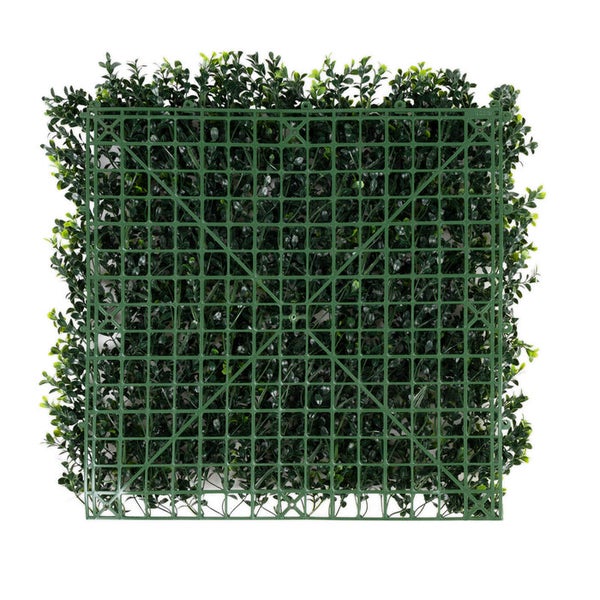 FLOORDIREKT Pflanzenwand - Boxwood - Kunstpflanzenwand zur Dekoration - 50 x 50 cm