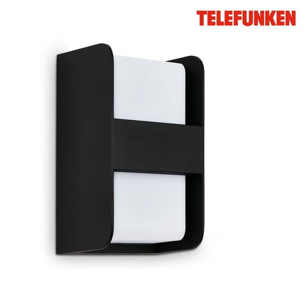 Telefunken BOXI - Wand-& Deckenleuchte - 321005TF - Spritzwasserschutz IP44 - E27 Fassung - 21,5 x 12 x 11,5 cm