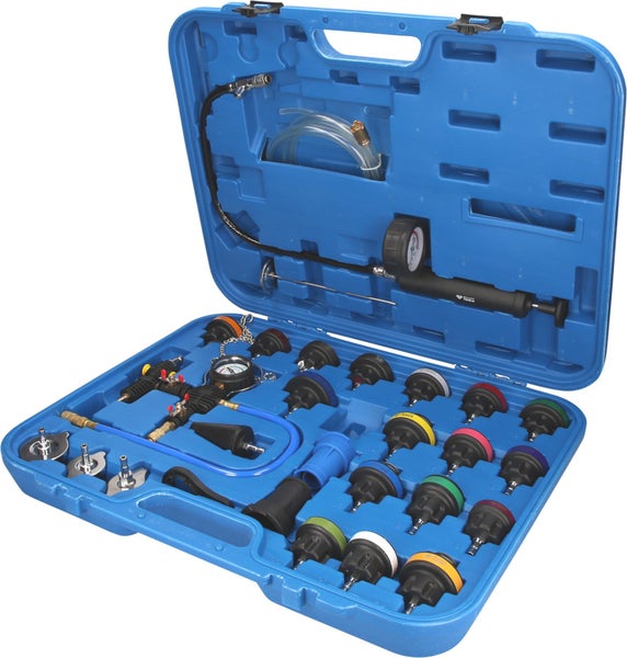BRILLIANT TOOLS Master Kühlsystem-Diagnose-Satz 28tlg. - BT521150