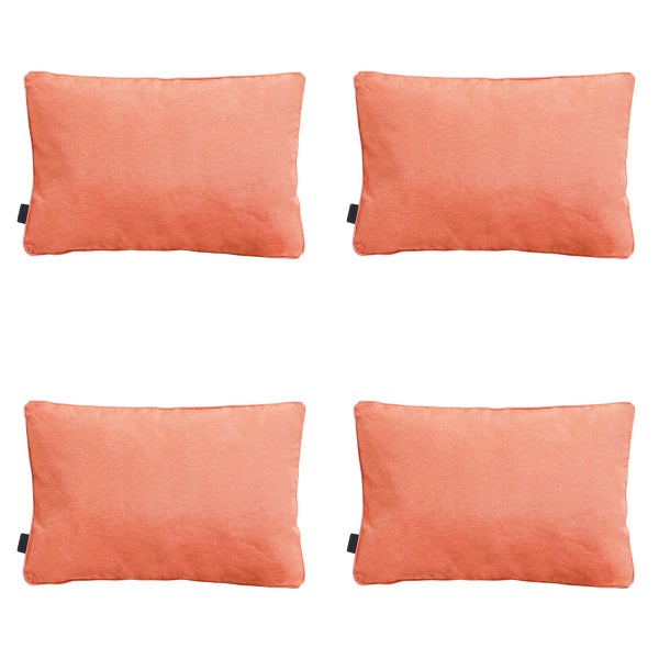 Dekokissen Panama Flamme orange - Ca. 40x60 cm - 4er-Set