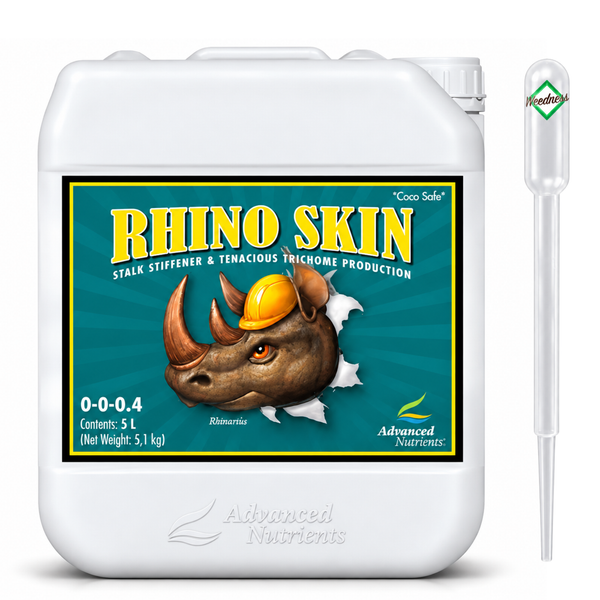 Advanced Nutrients Rhino Skin Pflanzenzusatz 5 Liter Kanister inklusive Pipette für kräftigere Pflanzenstiele
