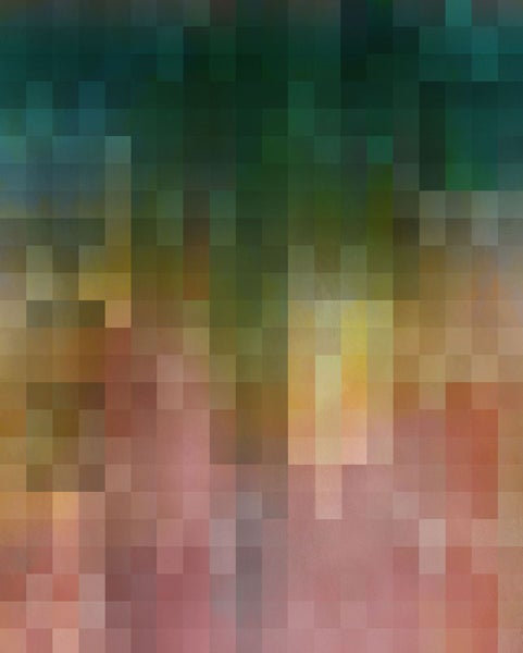 Abstraktes Pixelmuster für Hintergrund oder Design