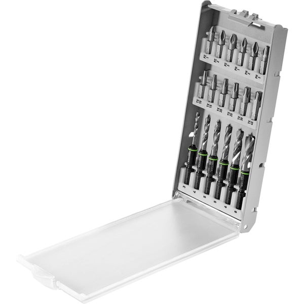 Festool Bohrer und Bit Satz in geöffnetem Gehäuse