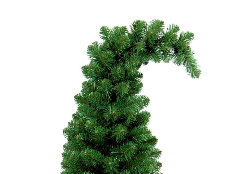 Weihnachtsbaum künstliche grüne Tanne TROLL 90 cm im Topf