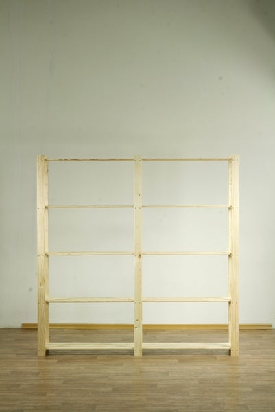 PROREGAL Holzregal Pinepeak HxBxT 170 x 170 x 28 cm 5 Fachboden 1,2 cm Dickes Kiefernholz Natur