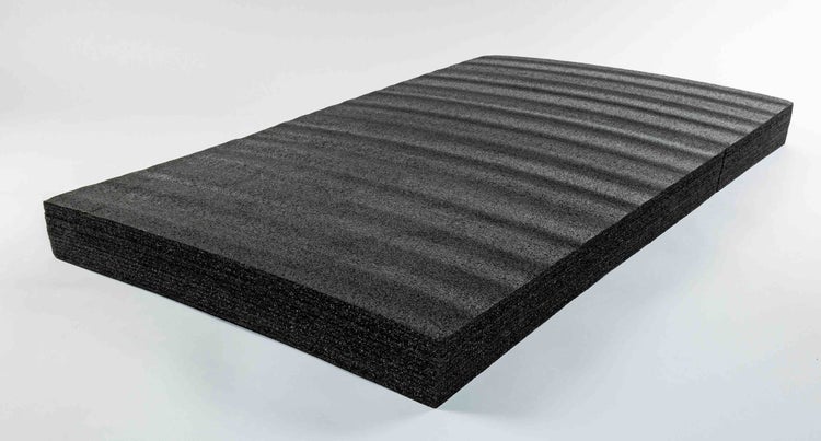 TYGR-Multilayer Schaumstoff schwarz 1000x600x70 |DIY-Werkzeugeinlage für Werkzeug, Kamera & Co