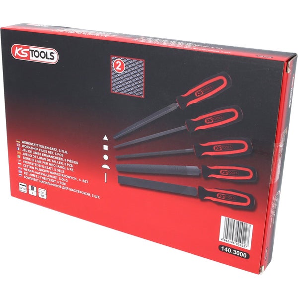 KS Tools Werkstattfeilen Satz, 5-teilig im Set